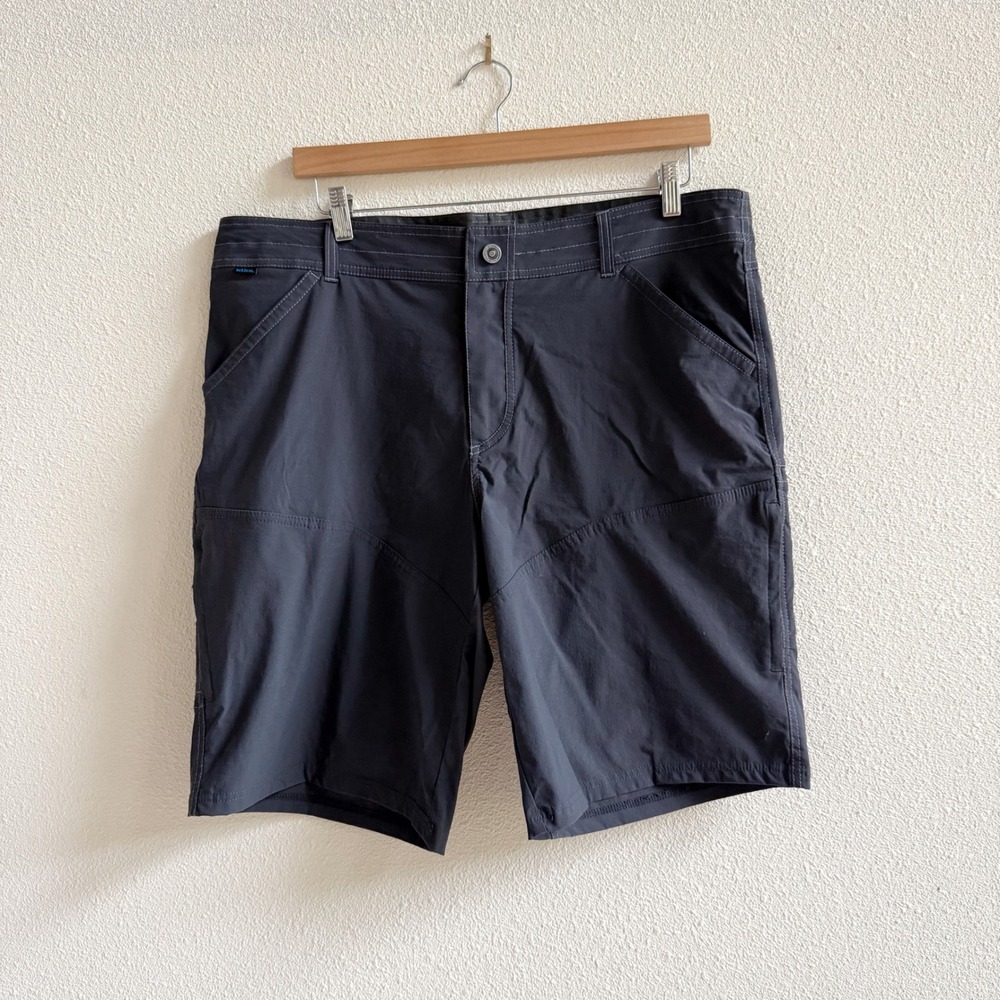 Kuhl Hiking Shorts Mens 40 Dark Grey Excellent Utility Cargo Outdoor Trekking